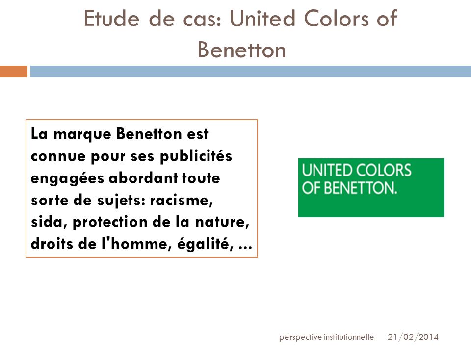 Etude de cas: United Colors of Benetton