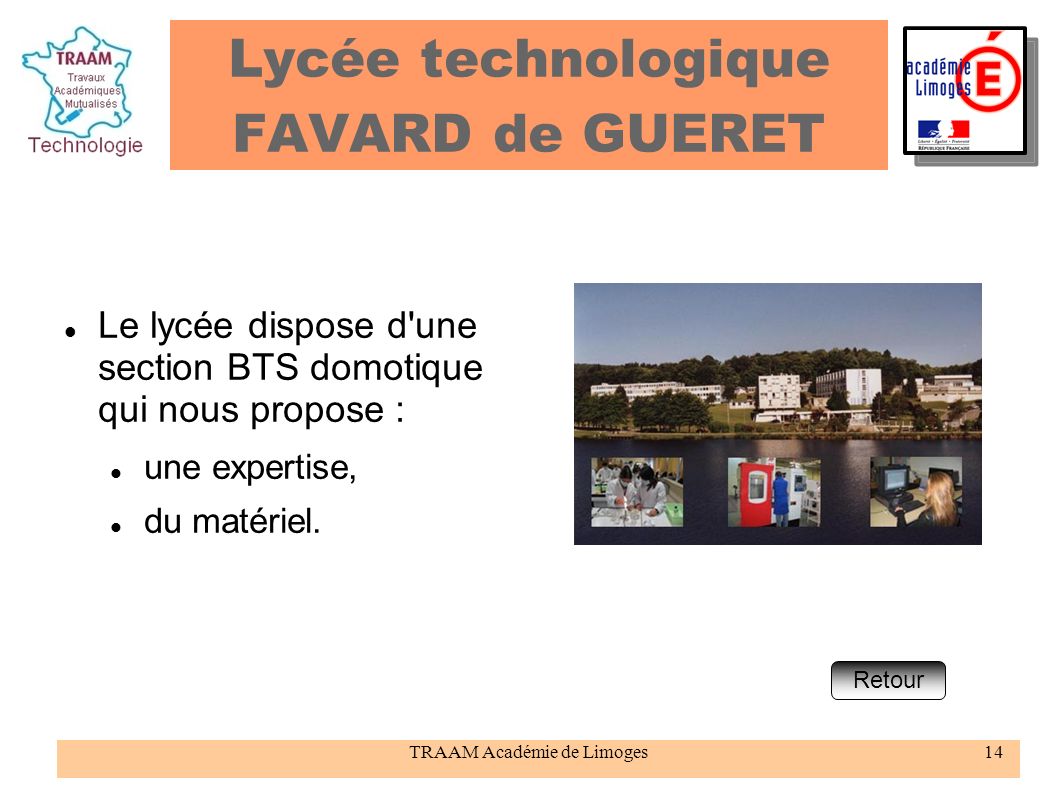 Lycée technologique FAVARD de GUERET