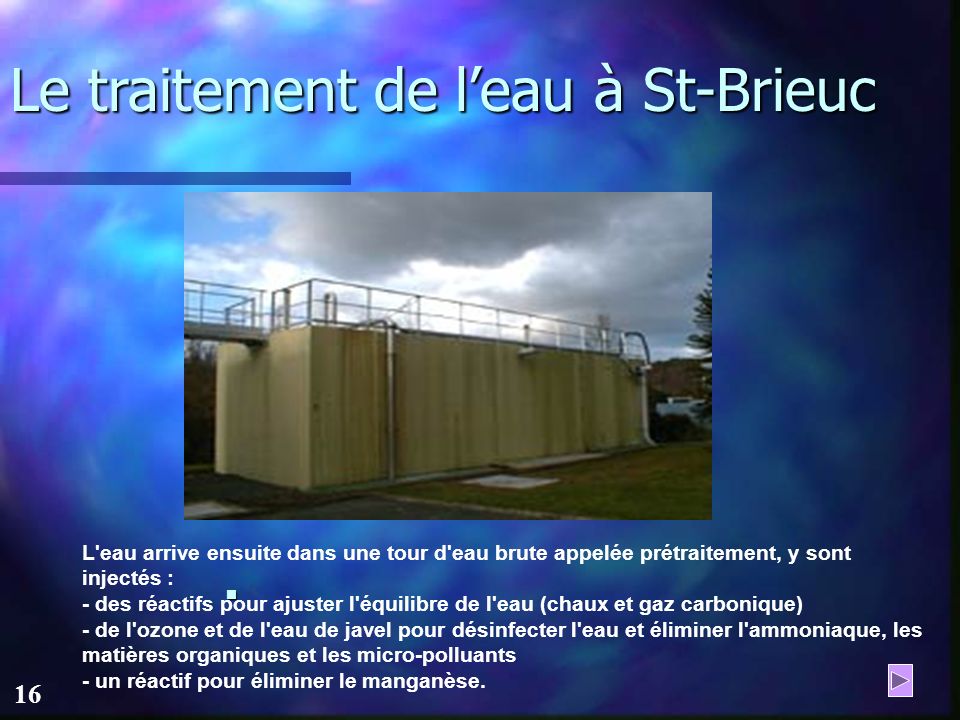 Le traitement de l’eau à St-Brieuc