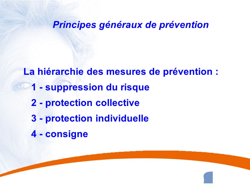 Principes généraux de prévention