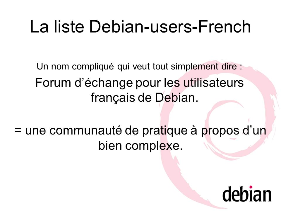 La liste Debian-users-French