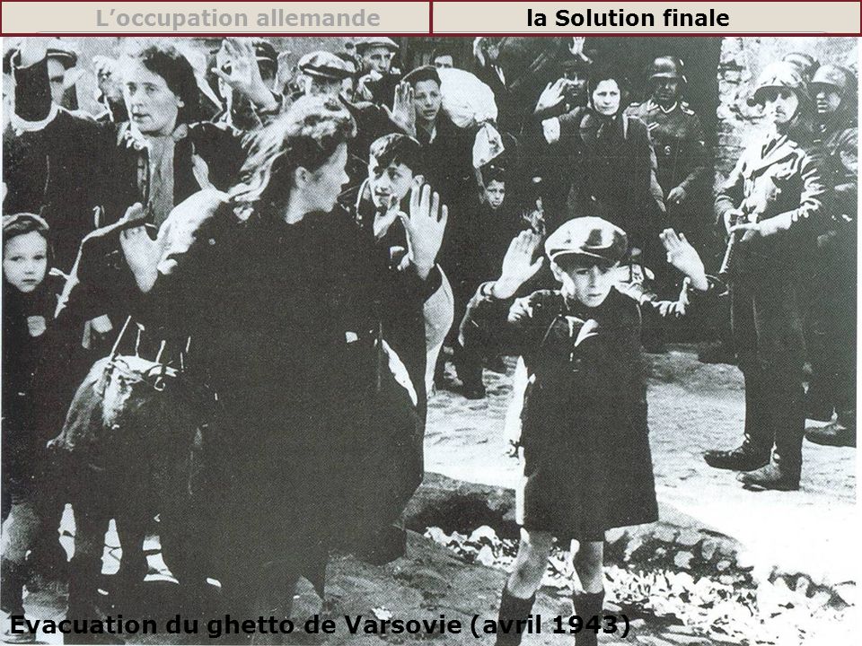 Evacuation du ghetto de Varsovie (avril 1943)