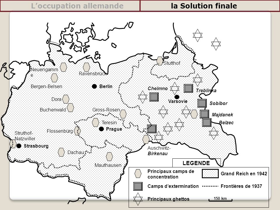 L’occupation allemande la Solution finale