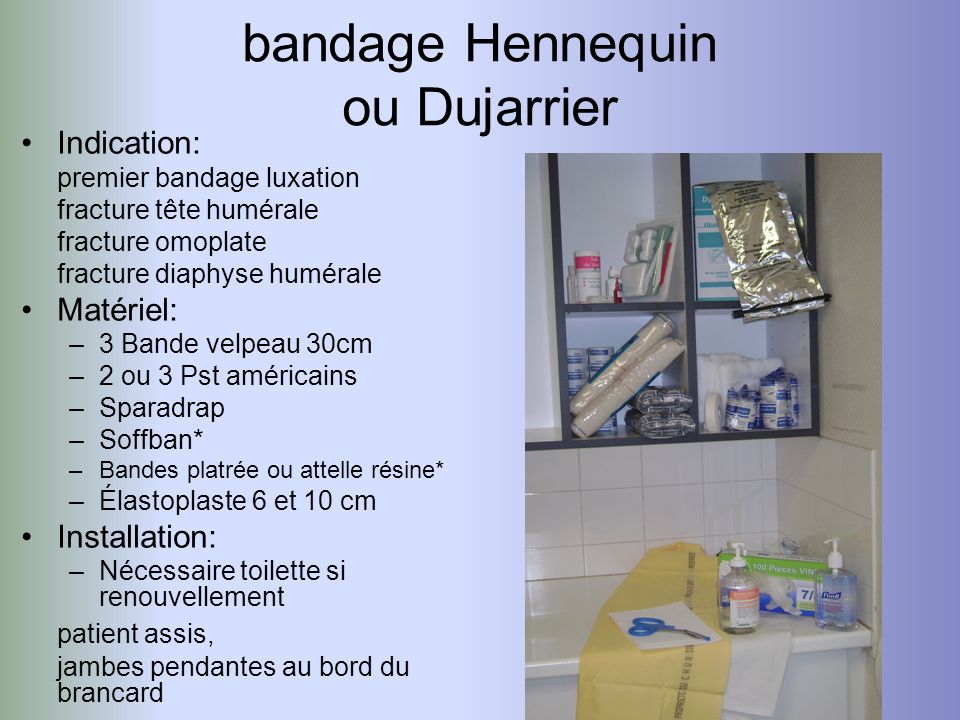 bandage Hennequin ou Dujarrier