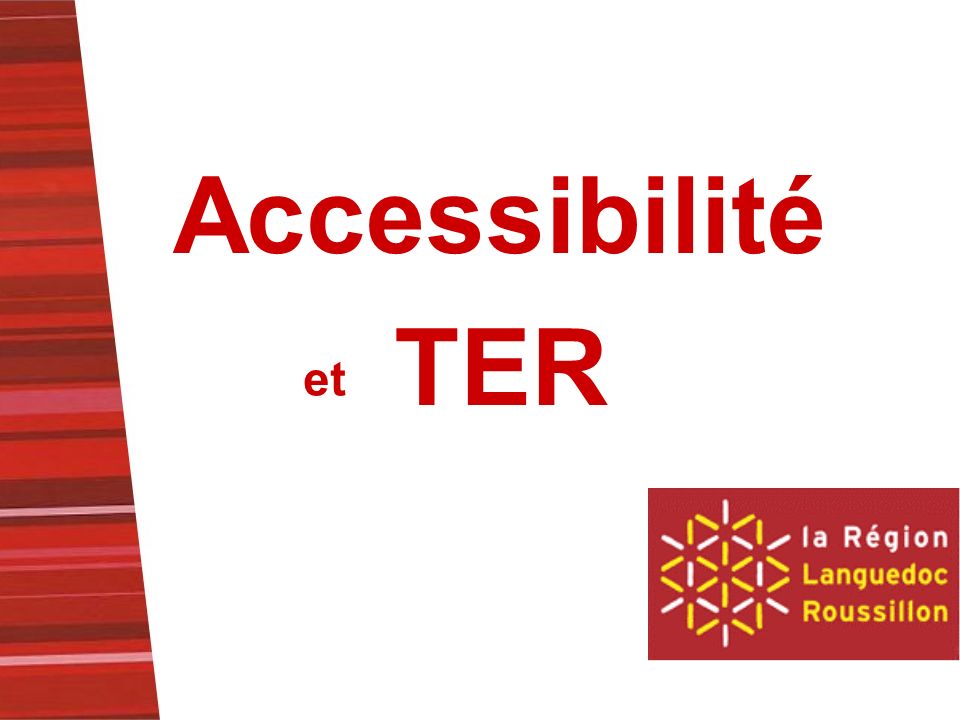 Accessibilité TER et