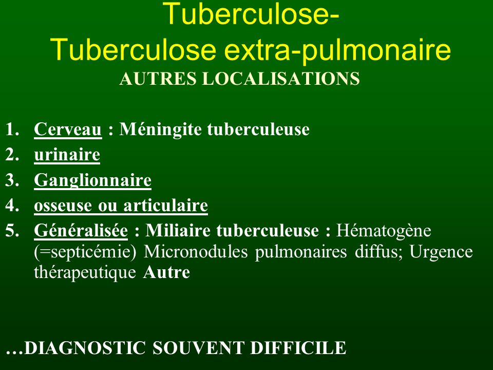 Tuberculose Maladie infectieuse mortelle sans traitement - ppt video online télécharger