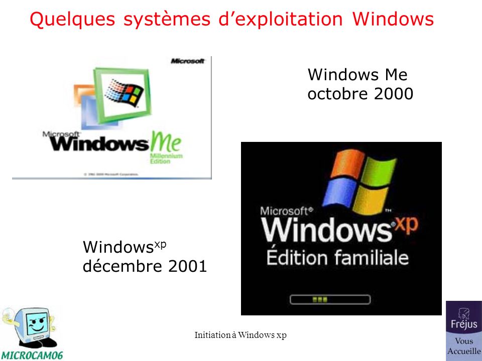 Quelques systèmes d’exploitation Windows