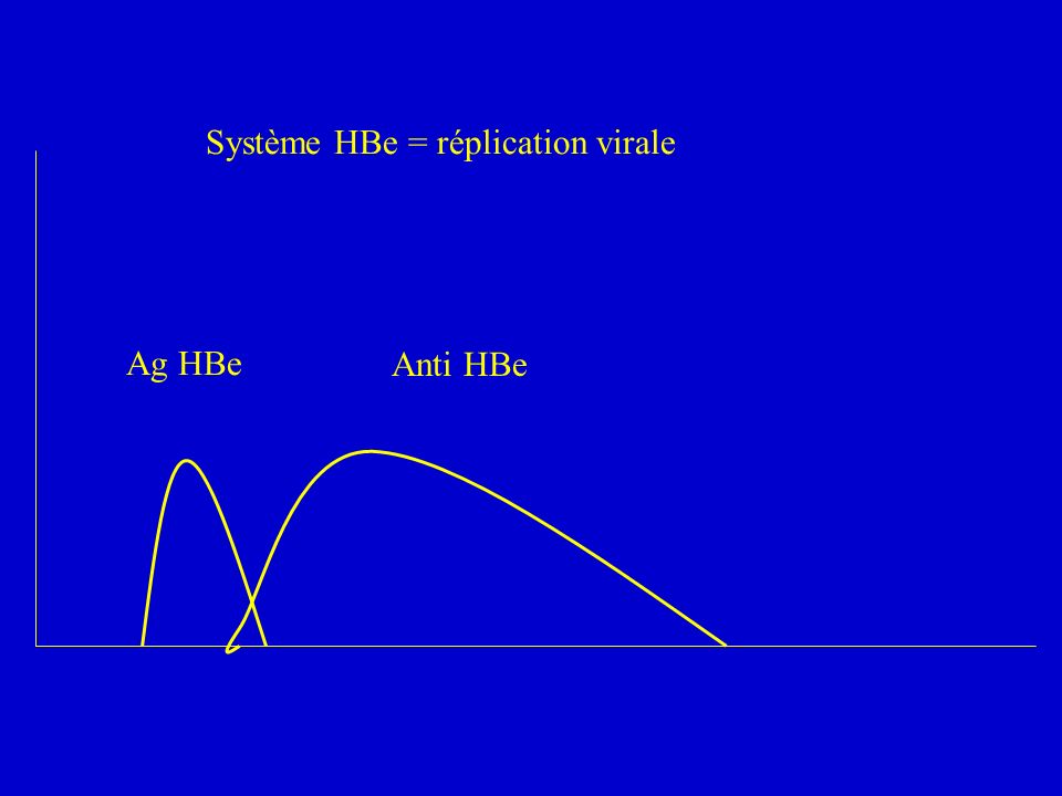 Système HBe = réplication virale