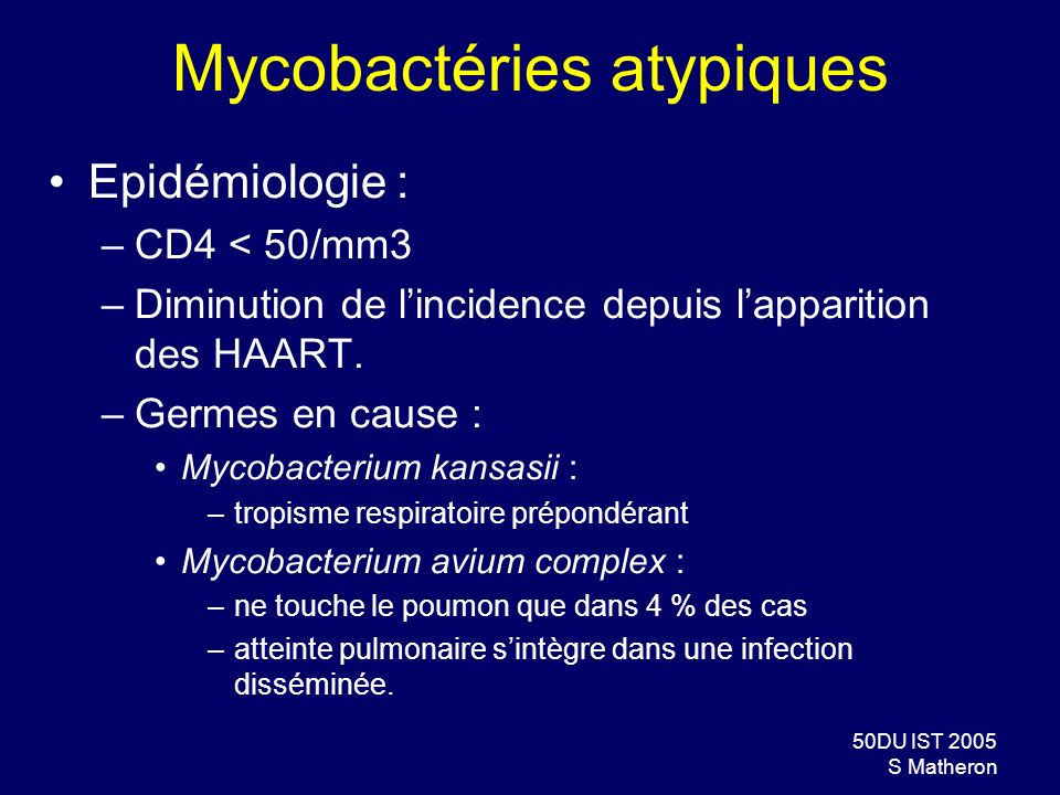 Mycobactéries atypiques