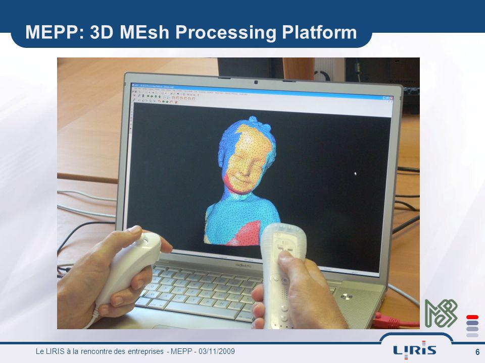 MEPP: 3D MEsh Processing Platform