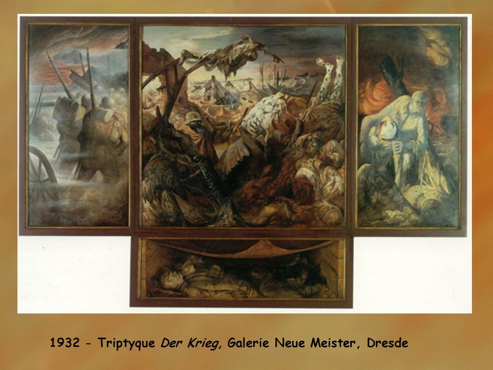 Triptyque Der Krieg, Galerie Neue Meister, Dresde