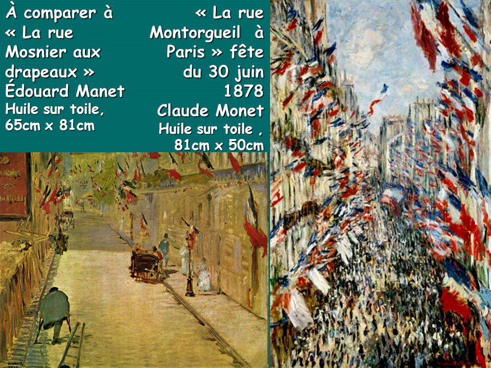 « La rue Montorgueil à Paris » fête du 30 juin 1878