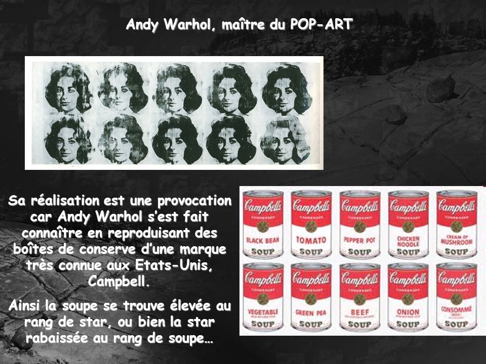 Andy Warhol, maître du POP-ART