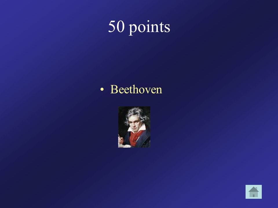 50 points Beethoven
