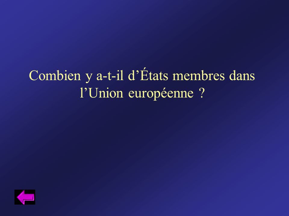 Combien y a-t-il d’États membres dans l’Union européenne