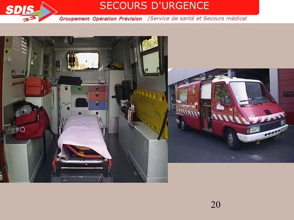 SECOURS D URGENCE /Service de santé et Secours médical