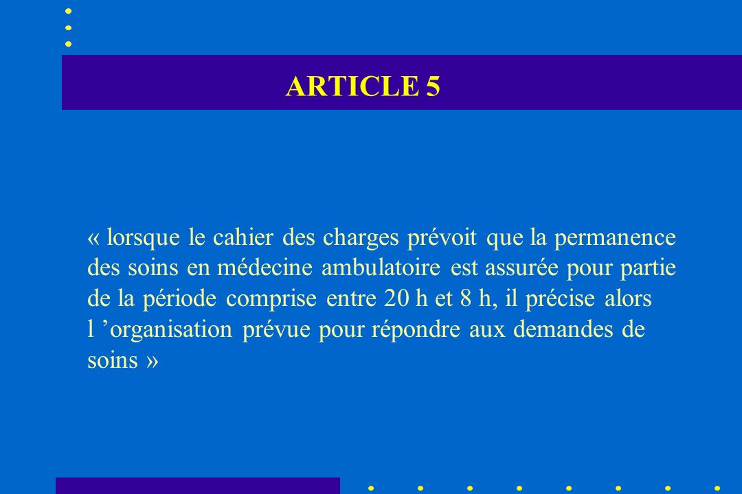ARTICLE 5