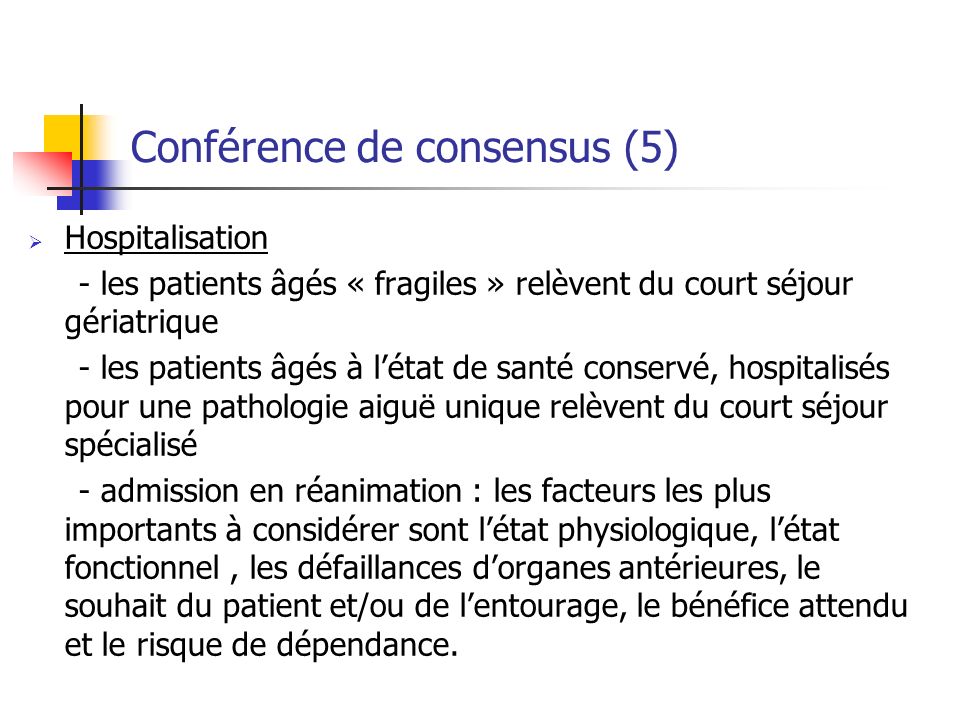 Conférence de consensus (5)