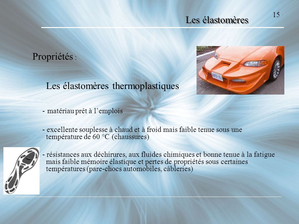Les élastomères thermoplastiques