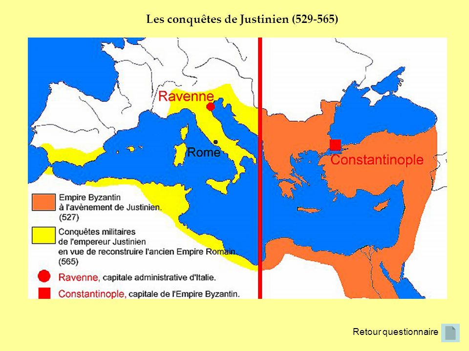 Les conquêtes de Justinien ( )