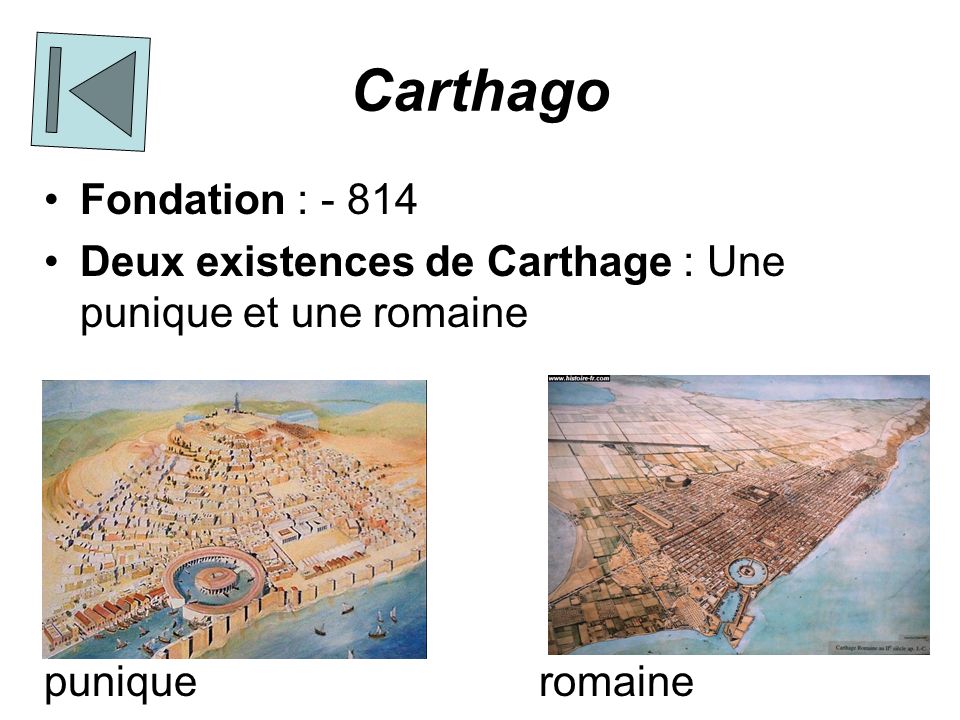 Carthago Fondation : Deux existences de Carthage : Une punique et une romaine.