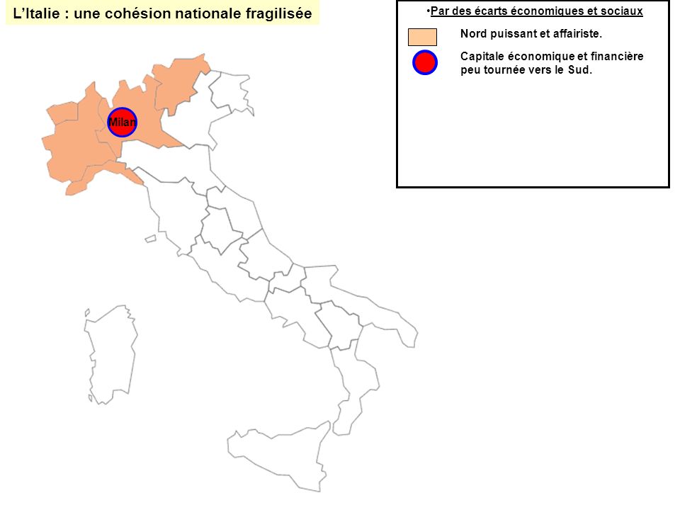 L’Italie : une cohésion nationale fragilisée