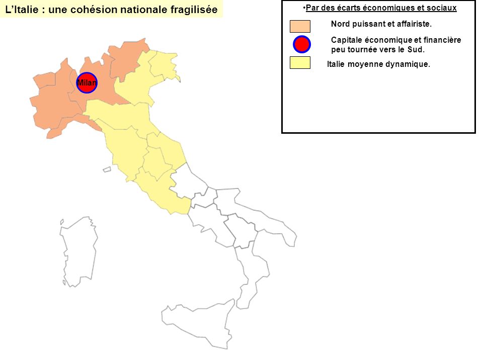 L’Italie : une cohésion nationale fragilisée