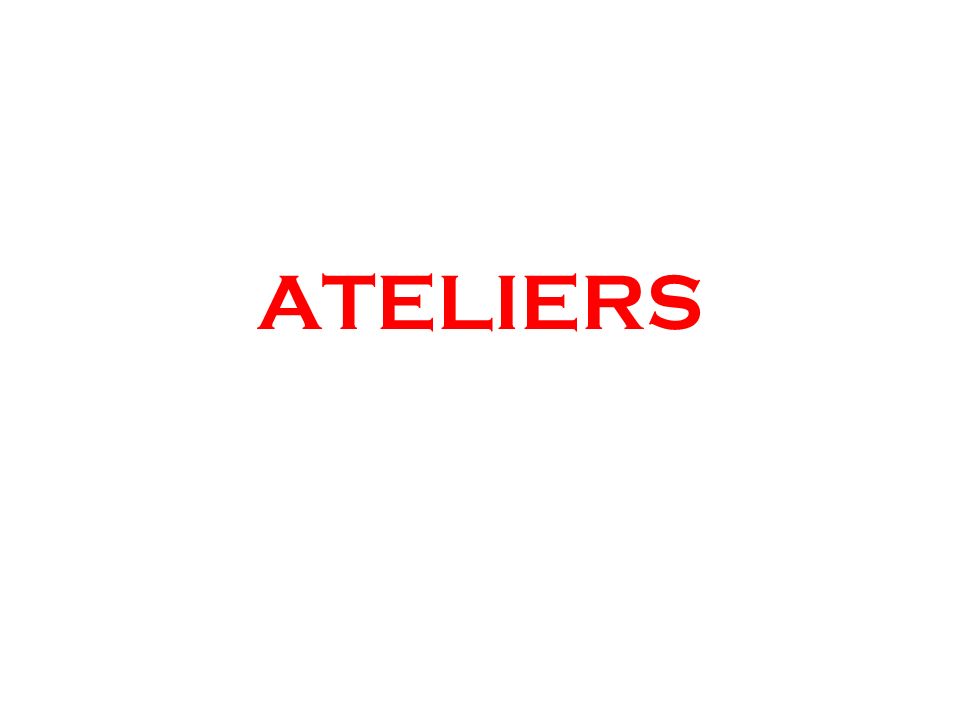 ATELIERS Programme 6e – 2005 – Ateliers 34