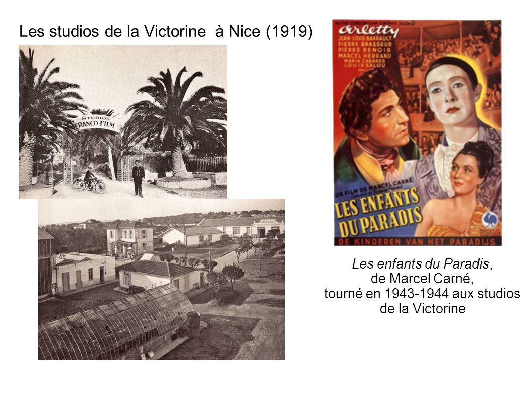 Les studios de la Victorine à Nice (1919)