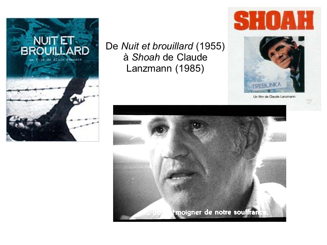 De Nuit et brouillard (1955) à Shoah de Claude Lanzmann (1985)