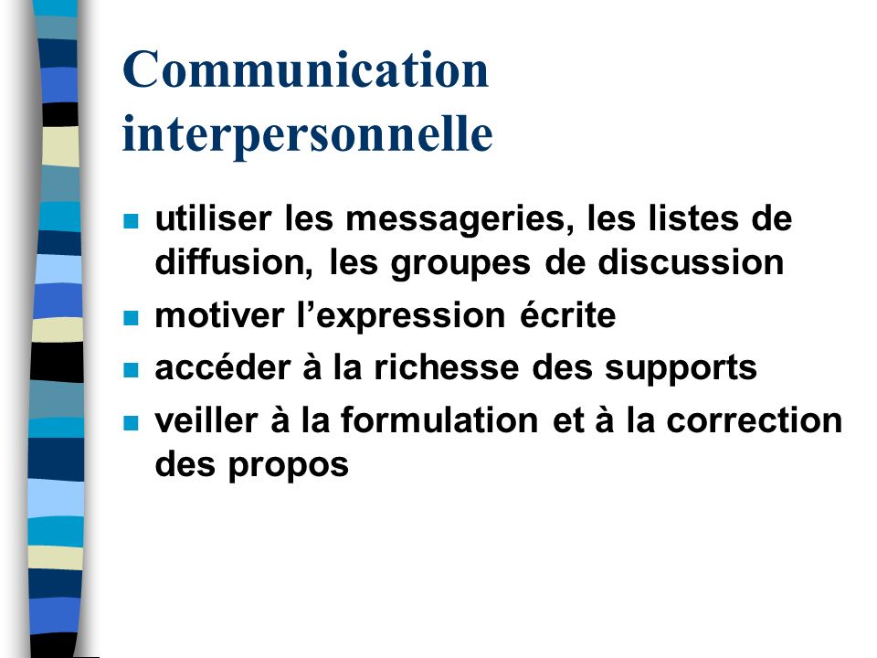 Communication interpersonnelle