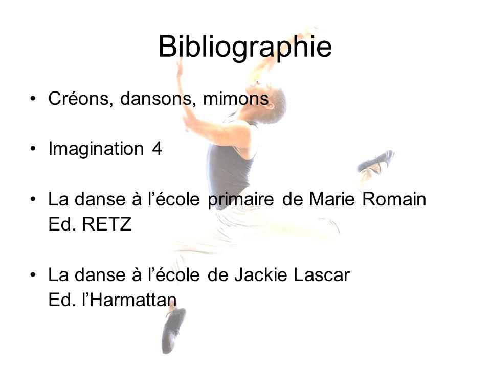 Bibliographie Créons, dansons, mimons Imagination 4