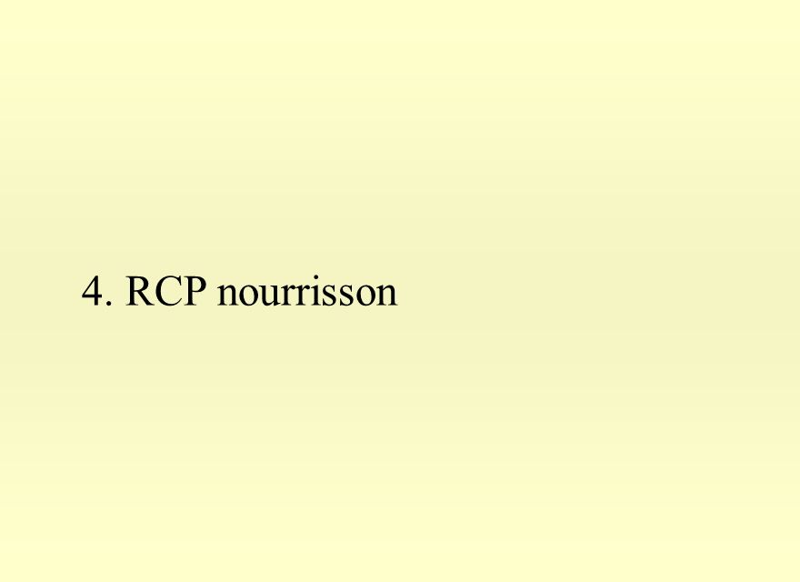 4. RCP nourrisson