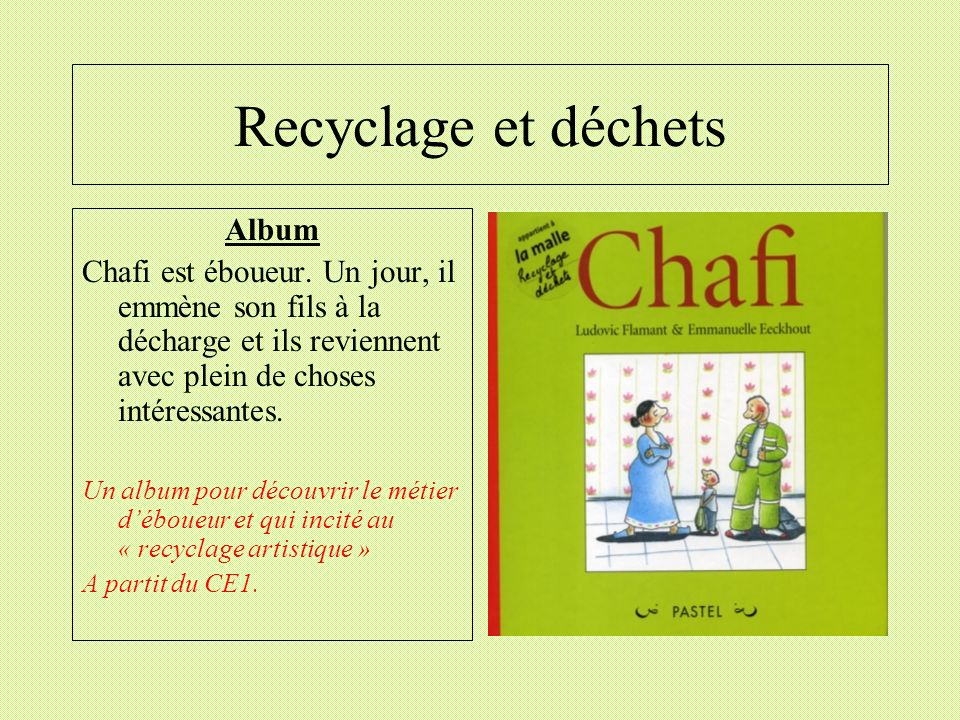 Recyclage et déchets Album