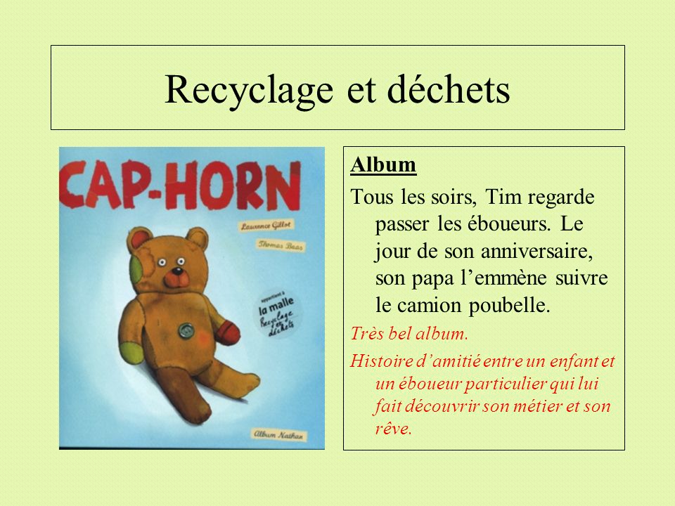 Recyclage et déchets Album