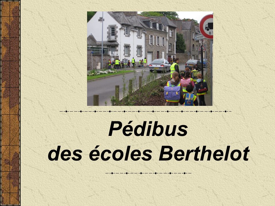 Pédibus des écoles Berthelot