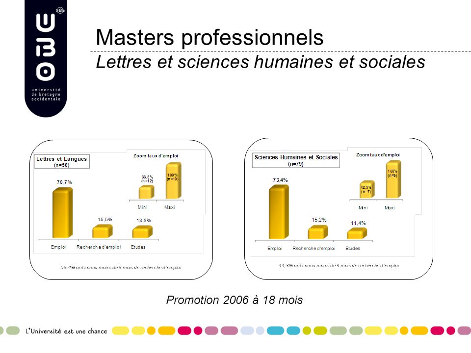 Masters professionnels Lettres et sciences humaines et sociales