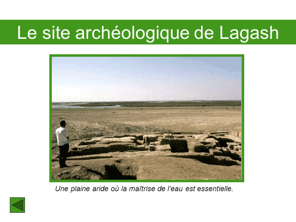Le site archéologique de Lagash