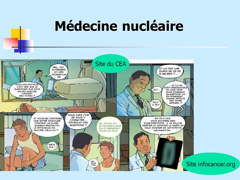 Médecine nucléaire Site du CEA Site infocancer.org