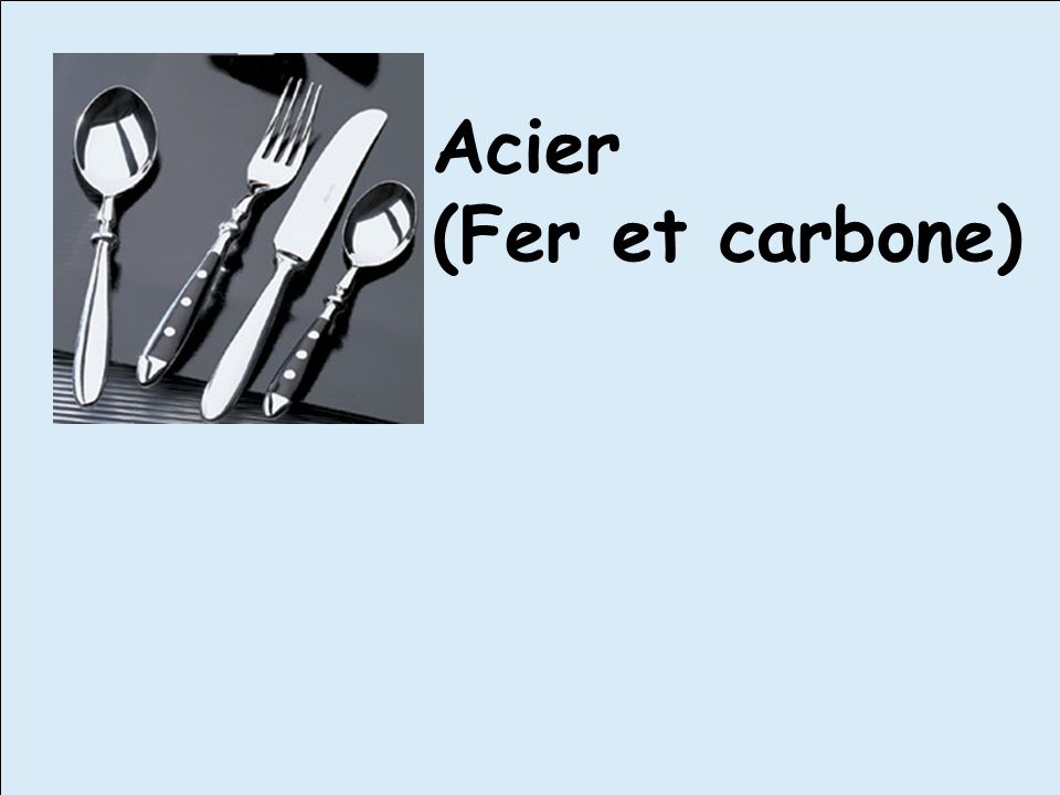 Acier (Fer et carbone)