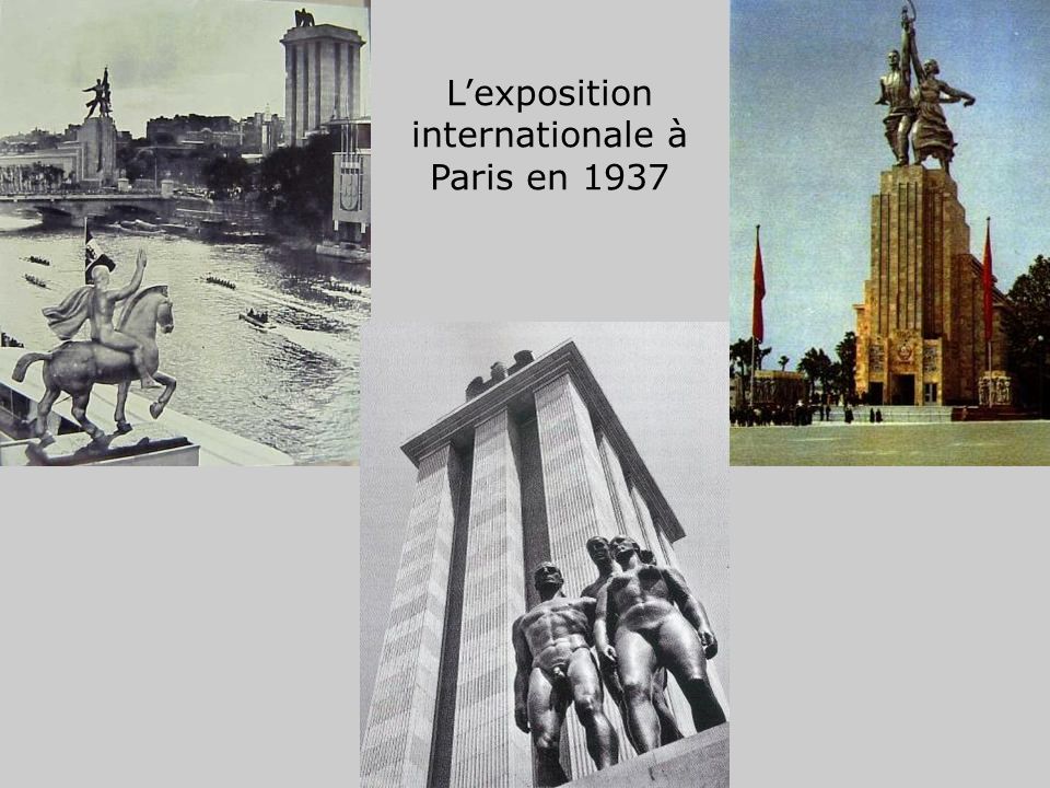 L’exposition internationale à Paris en 1937