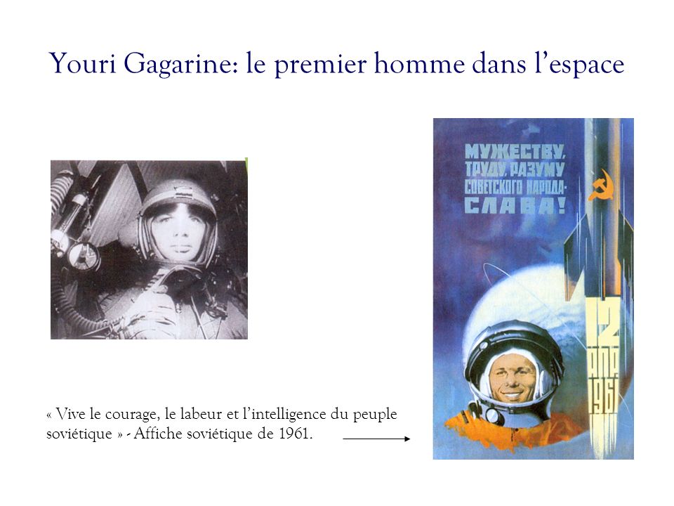 Youri Gagarine: le premier homme dans l’espace