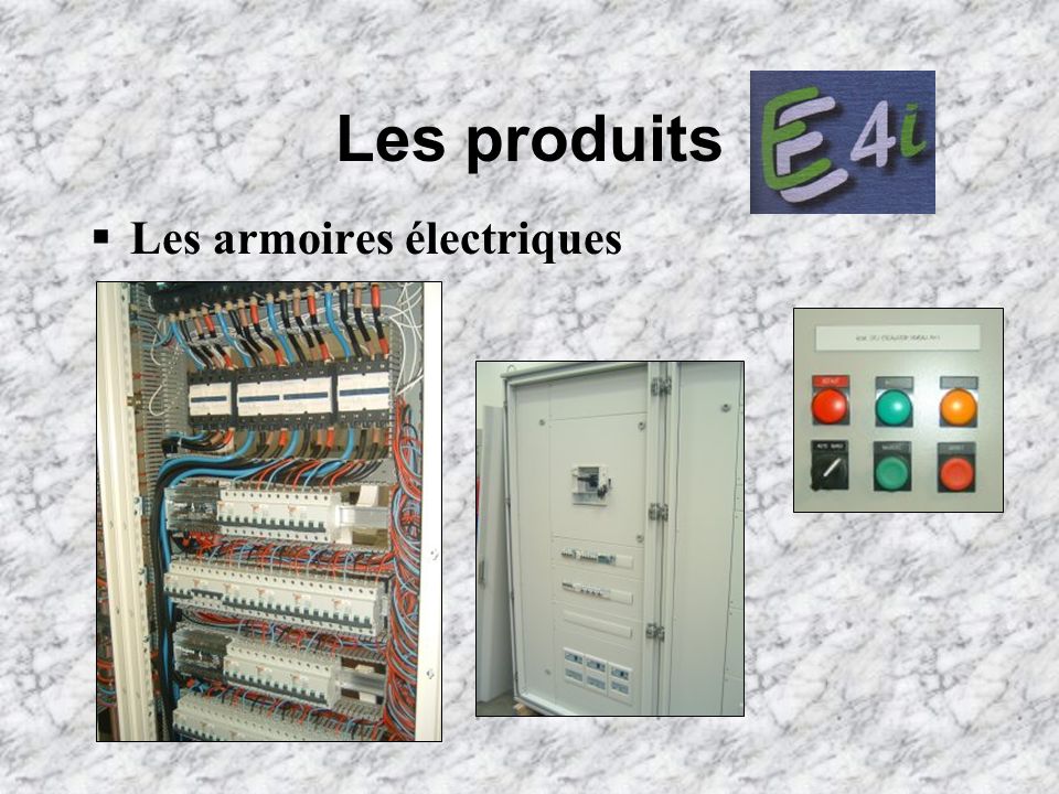 Les produits Les armoires électriques