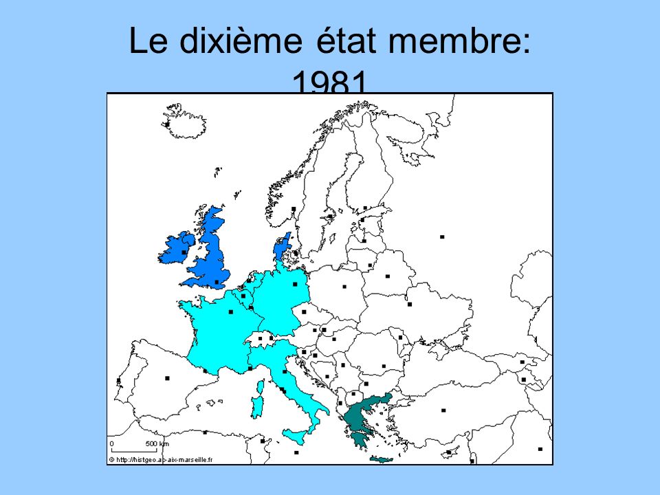 Le dixième état membre: 1981