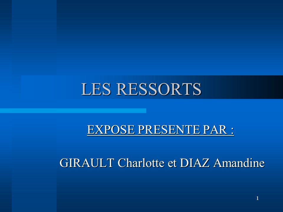 EXPOSE PRESENTE PAR : GIRAULT Charlotte et DIAZ Amandine