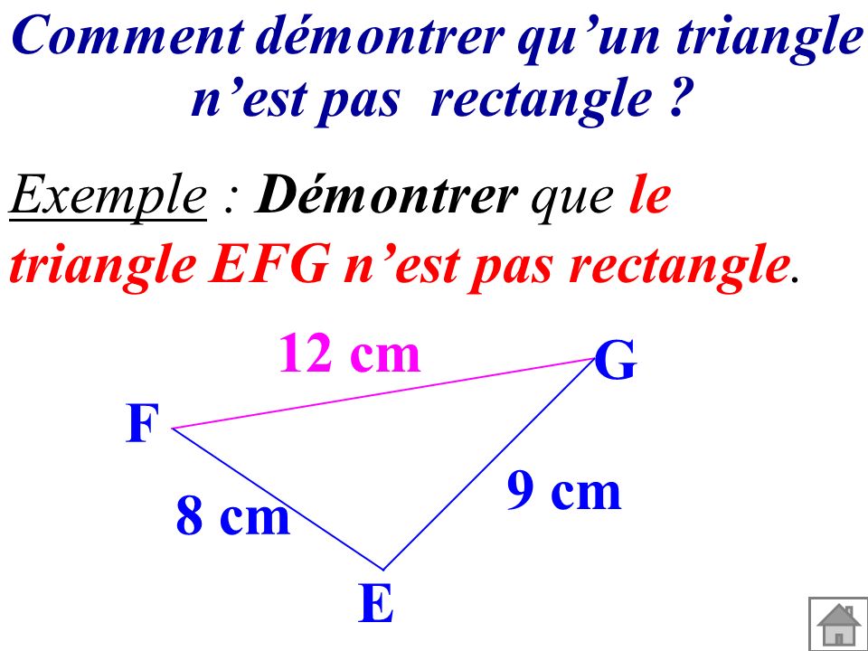 Comment démontrer qu’un triangle