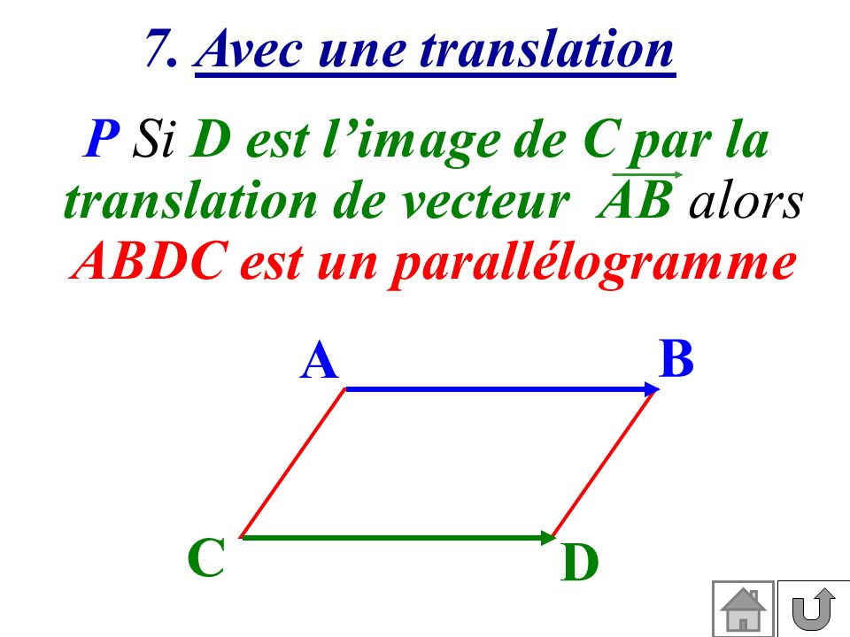 ABDC est un parallélogramme