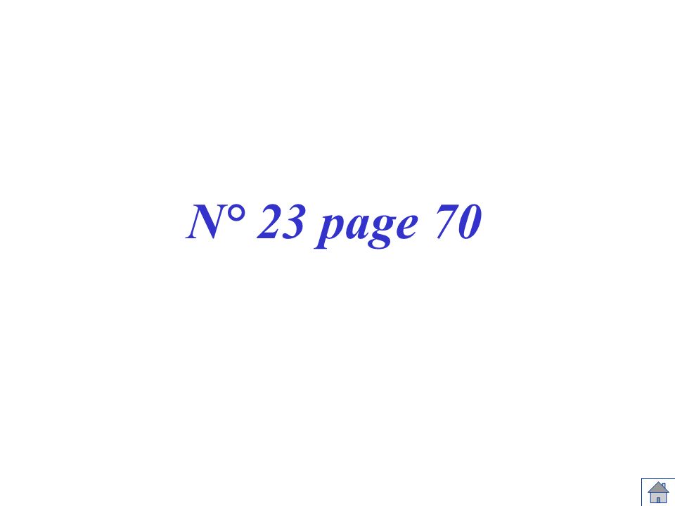 N° 23 page 70