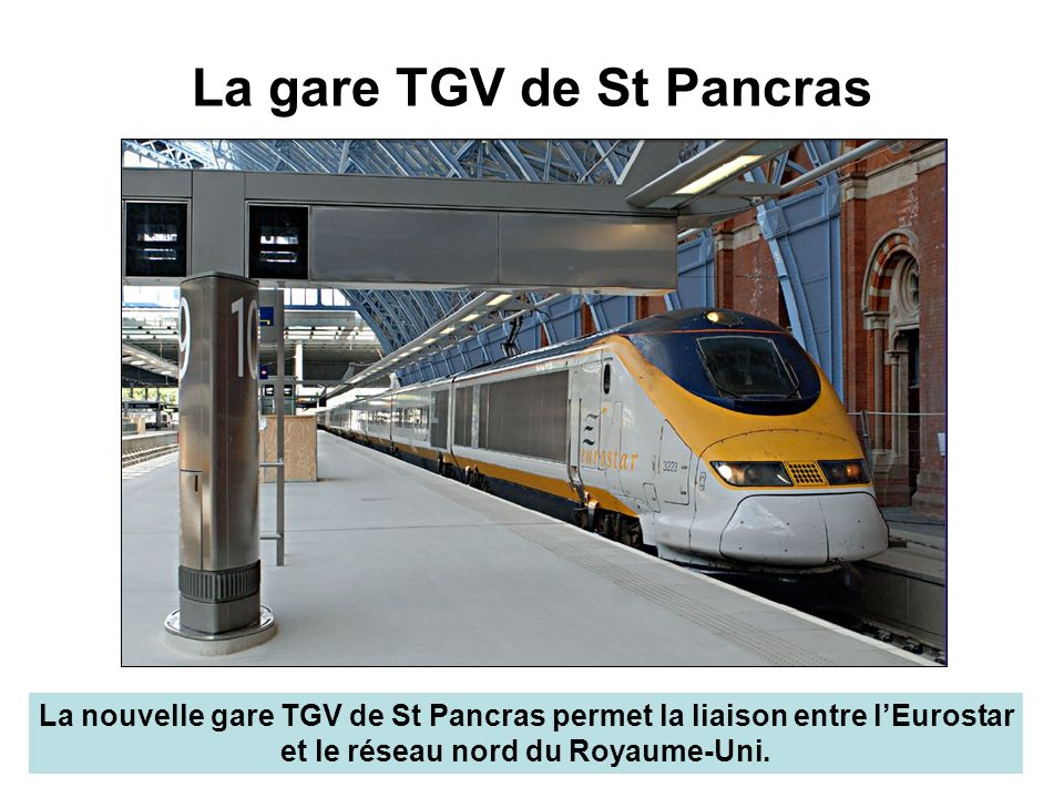 La gare TGV de St Pancras
