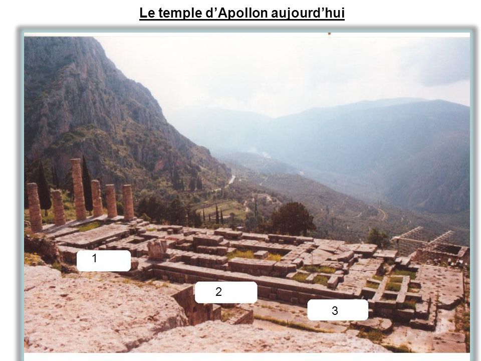Le temple d’Apollon aujourd’hui